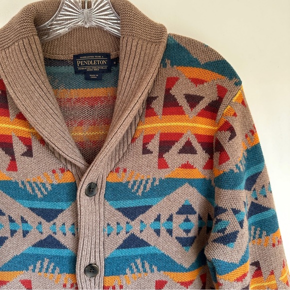 Pendleton Men's Los Lunas Cotton Cardigan, Small - Picture 7 of 15